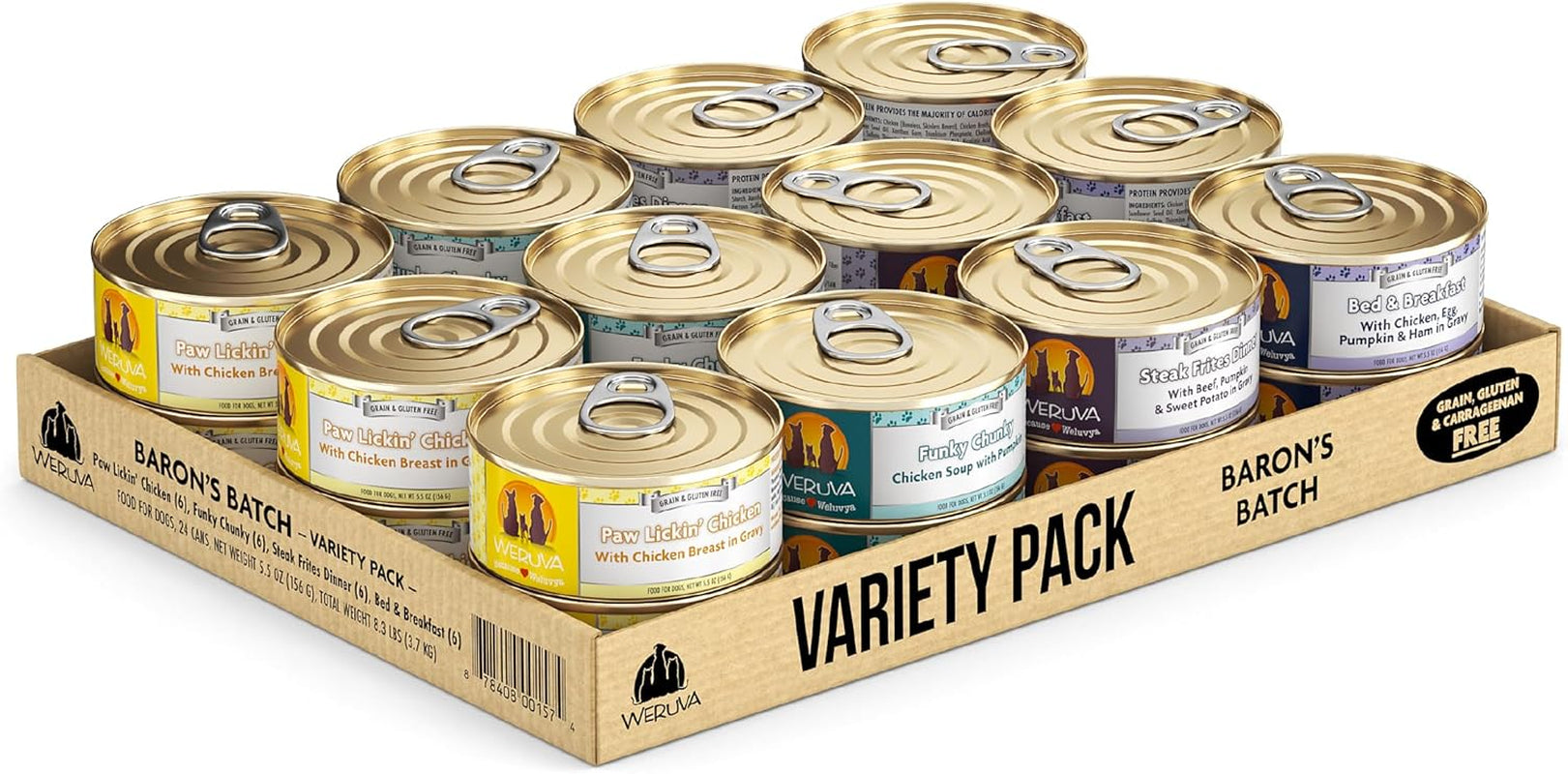weruva-classic-dog-food-variety-pack-barons-batch-wet-dog-food-14oz-cans-pack-of-12
