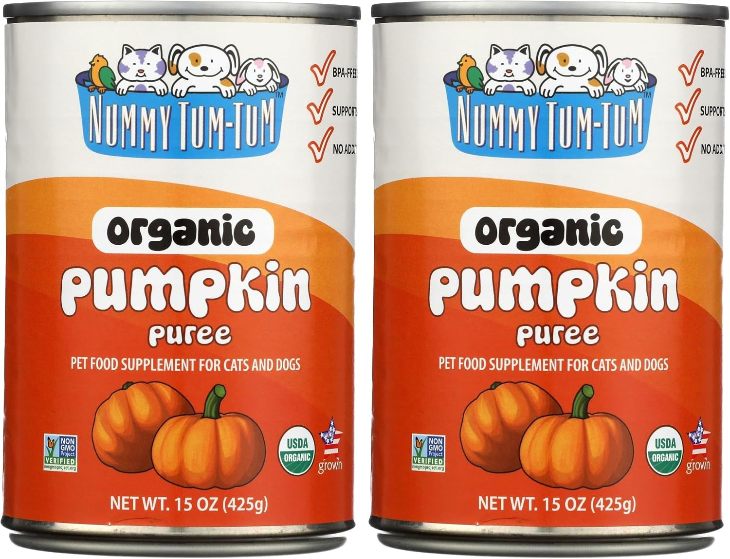 nummy-tum-tum-organic-pumpkin-for-dogs-cats-15-ounce-pack-of-12-usa-grown-pumpkins-supports-healthy-digestion-for-cats-dogs-great-for-food-toppers-treats-recipes