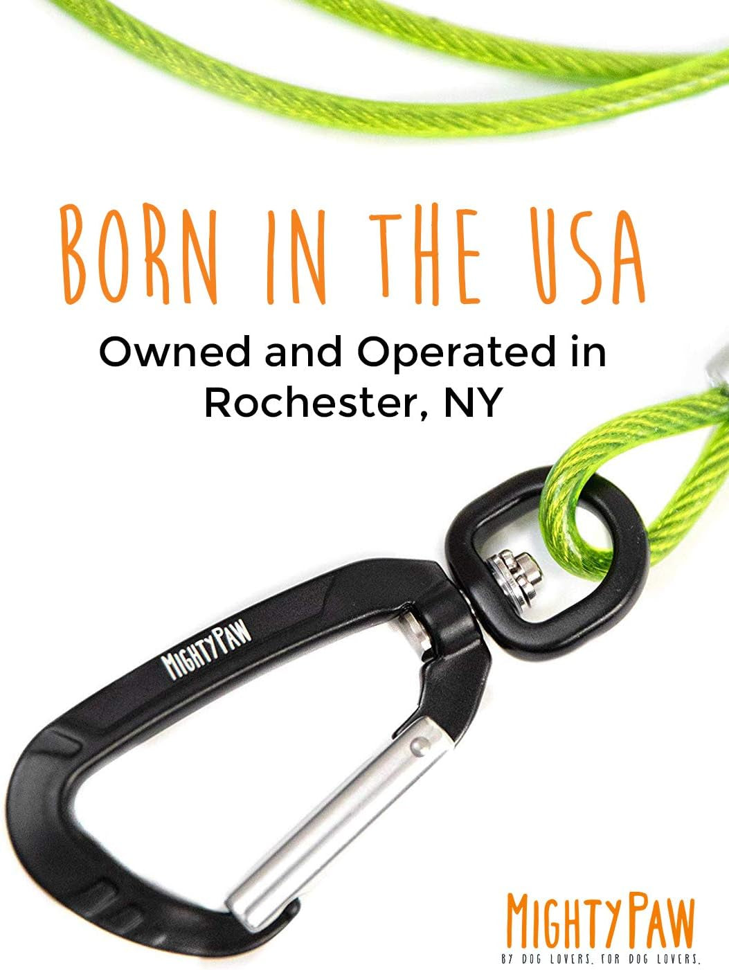 mighty-paw-dog-leash-anti-biting-pets-leashes-chew-proof-metal-cable-ideal-for-large-dogs-and-teething-puppies-braided-cord-with-padded-handle-six-foot-green