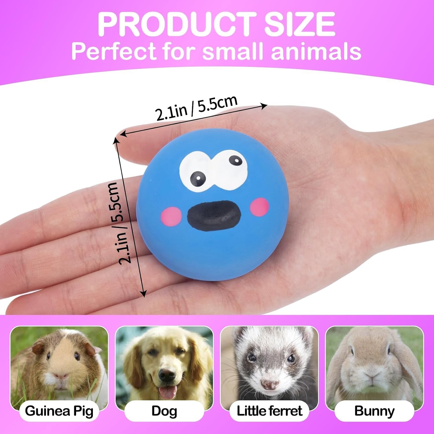 besnew-natural-rubber-squeaker-toys-for-ferret-high-elasticity-ferret-latex-squeaker-balls-3-pack-tough-teething-toys-big-eyes-printed-toy-ball-for-small-dogs-easy-to-clean