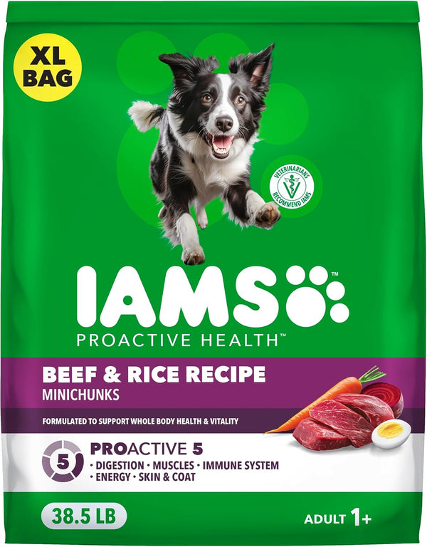 IAMS Proactive Health Adult Minichunks Dry Dog Food, Chicken, 30 Lb | Real Chicken #1 Ingredient, No Fillers, Natural Fiber & Prebiotics, Omega-6 Fatty Acids, Antioxidants for Immune Support16
