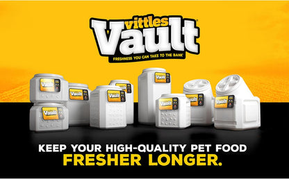 Gamma2 Vittles Vault 2-In-1 Elevated Dog Bowls and Dog Food Container, up to 50 Pounds Dry Pet Food Storage, Made in USA5