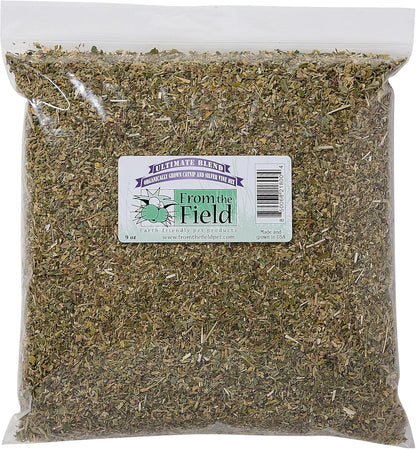 From the Field | Ultimate Blend Catnip & Silver Vine | Premium Usa-Grown Catnip for Toys & Playtime | Fresh, Potent, Non-Toxic, Eco-Friendly | Safe for Kittens & Cats | Resealable 2 Oz Tub7