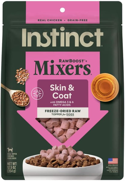 Instinct Freeze Dried Mixers, Dog Food Toppers, Gut Health, 5.5 Oz. Bag34