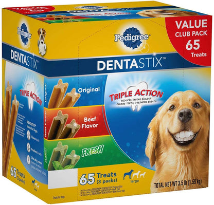 Pedigree Dentastix 65 Piece Variety Pack, 3.5 Pound1