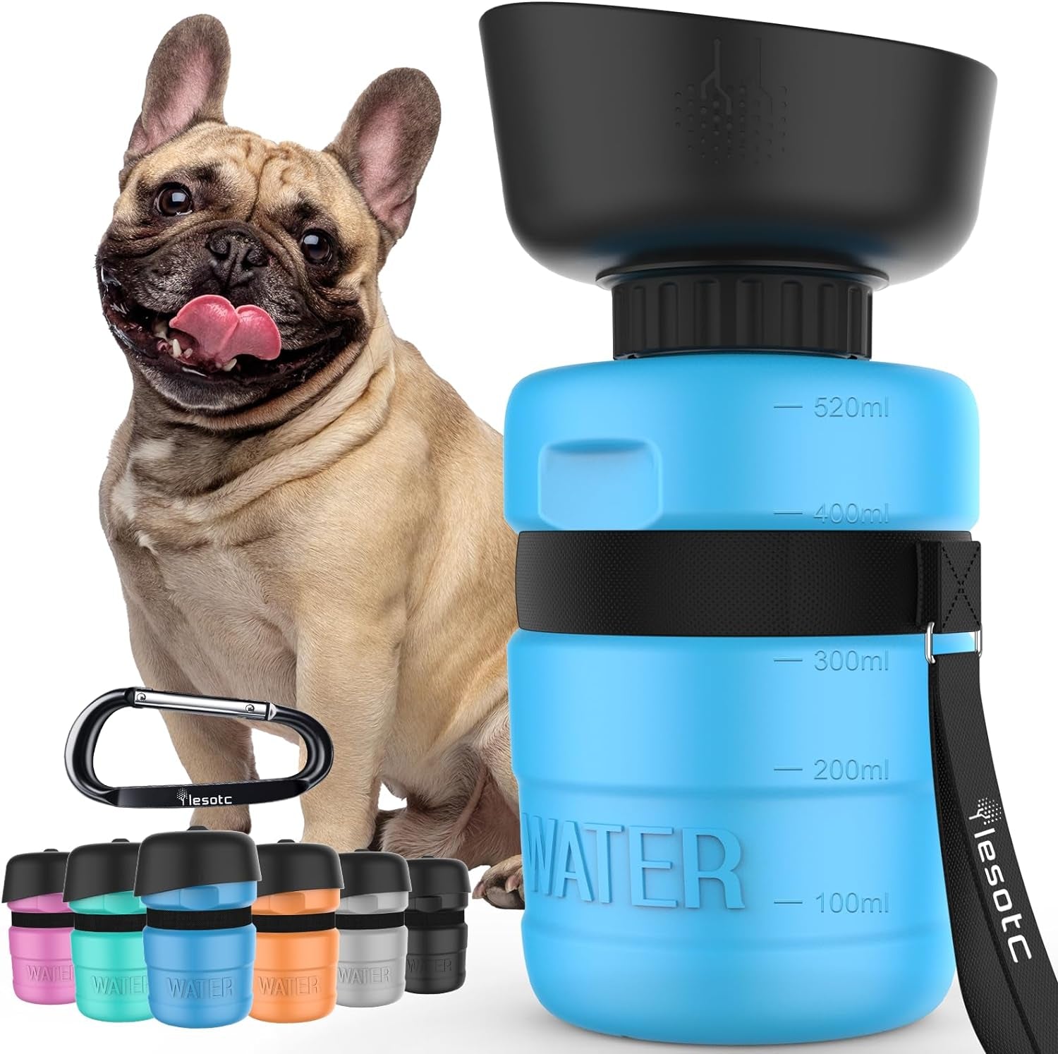 lesotc-dog-water-bottle-portable-water-dispenser-with-travel-water-bowl-leak-proof-pet-travel-squeeze-bottle-puppy-essentials-dog-stuff-accessories-for-outdoor-walking-hiking-camping