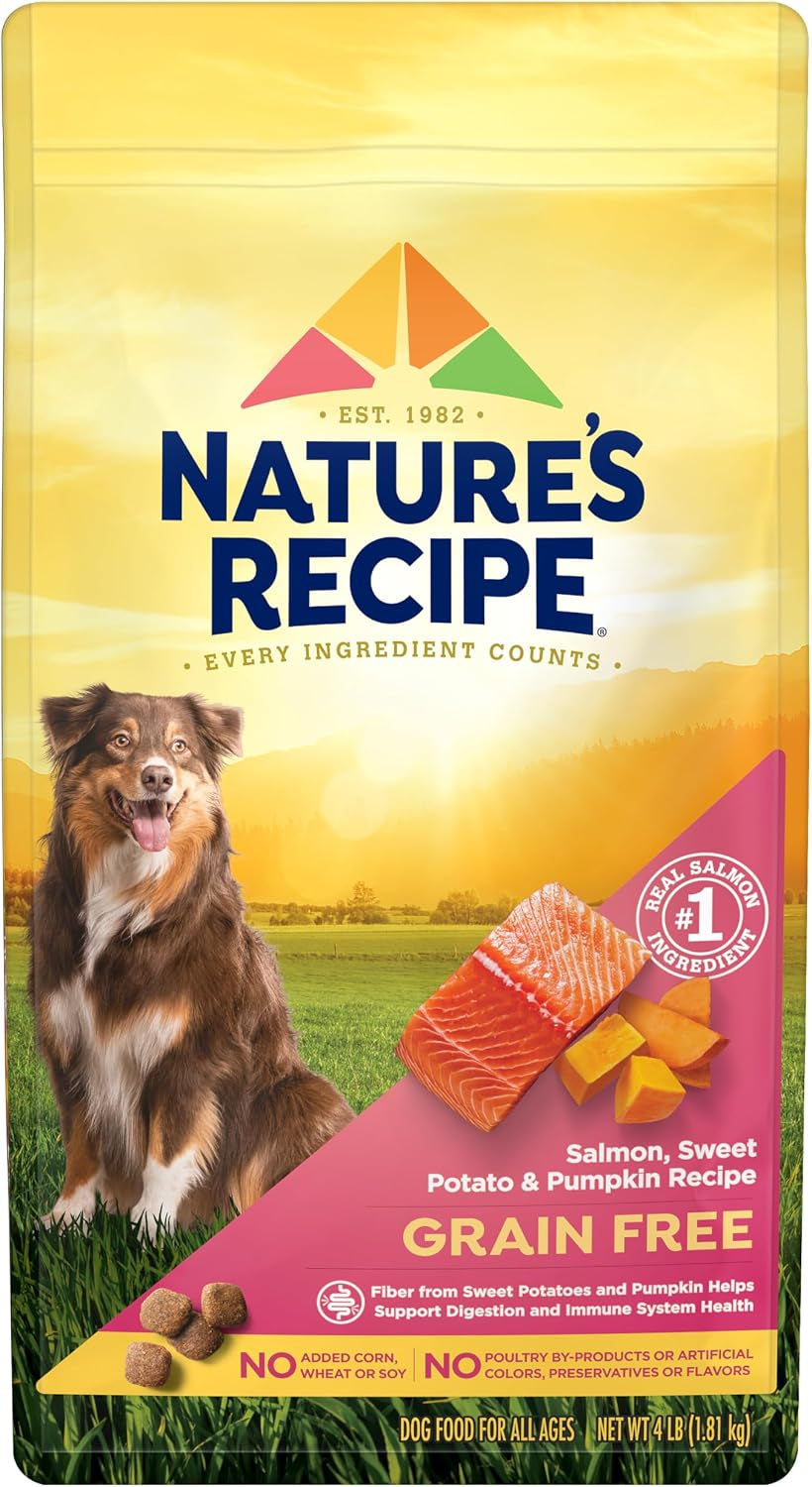 natures-recipe-grain-free-easy-to-digest-salmon-sweet-potato-and-pumpkin-recipe-dry-dog-food-4-pound-fiber-from-sweet-potatoes-pumpkin-helps-support-digestion-and-immune-system-health