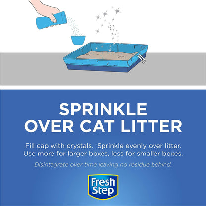 Fresh Step Cat Litter Crystals Deodorizer, Non Toxic Odor Neutralizing Crystals for Litter Boxes That Help Control Smells and Keep Home Areas Fresh, Fresh Scent, 15 Ounce6