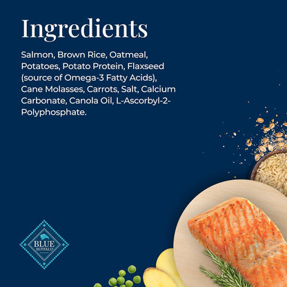 Blue Buffalo Basics Crunchy Dog Biscuits for Skin & Stomach Care, Limited Ingredient Diet Dog Treats, Salmon & Potato Recipe, 6-Oz. Bag10