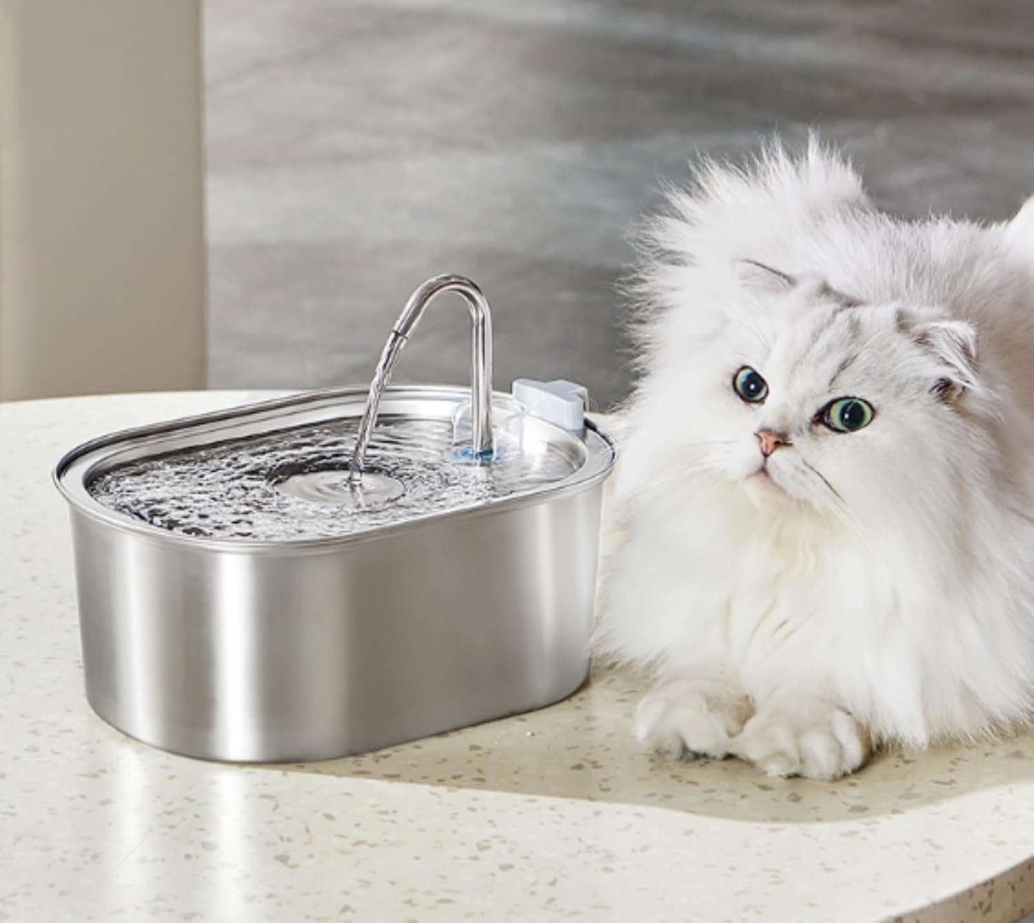 selene-the-doggy-fountain-quiet-floor-standing-pet-water-fountain-automatic-dog-watering-dispenser-bowl-feeding-watering-supplies-3-2l-flower
