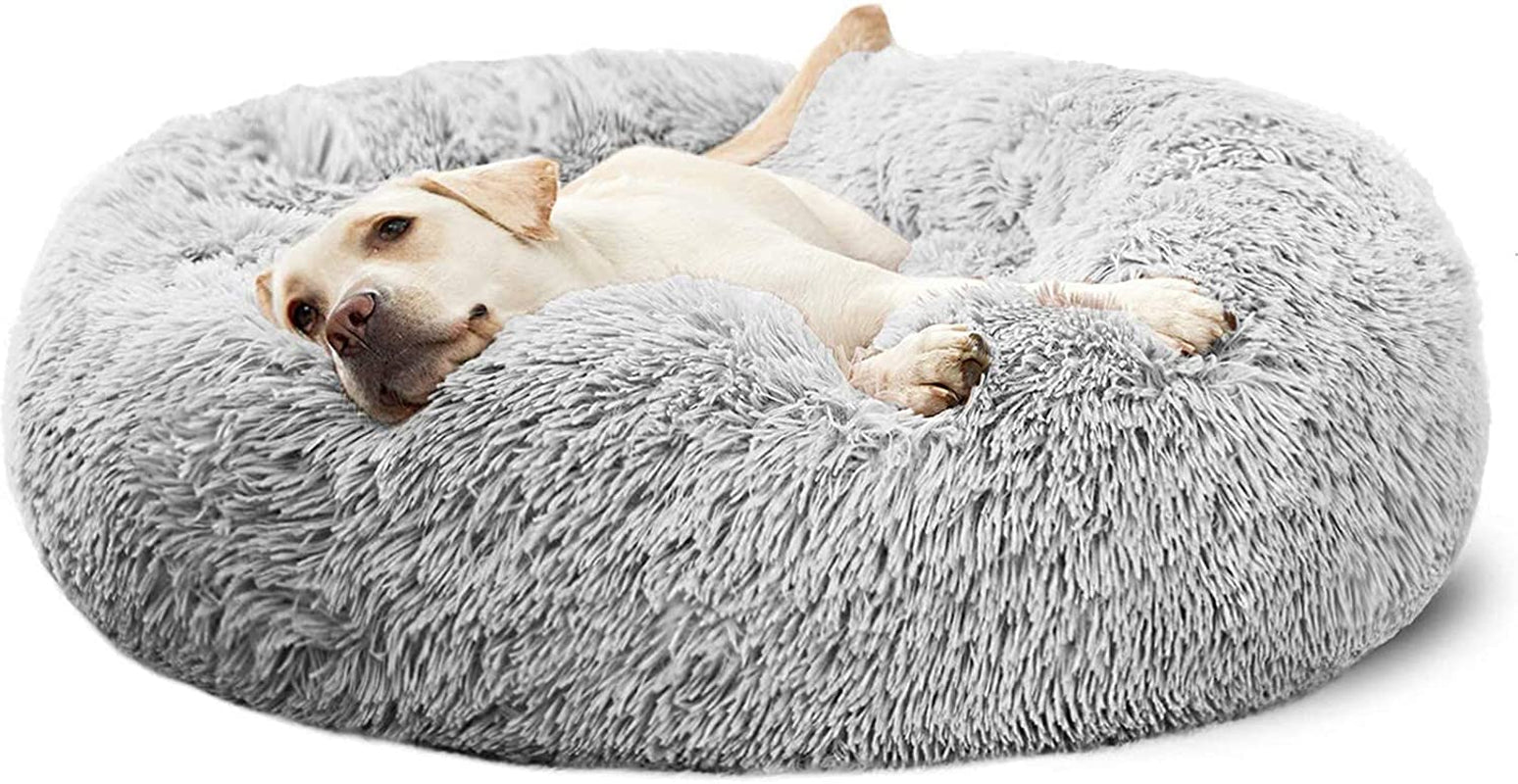 hachikitty-calming-donut-cuddler-dog-bed-round-fluffy-pet-bed-with-sewn-in-cushion-for-large-dogs-washable-large-taupe-30