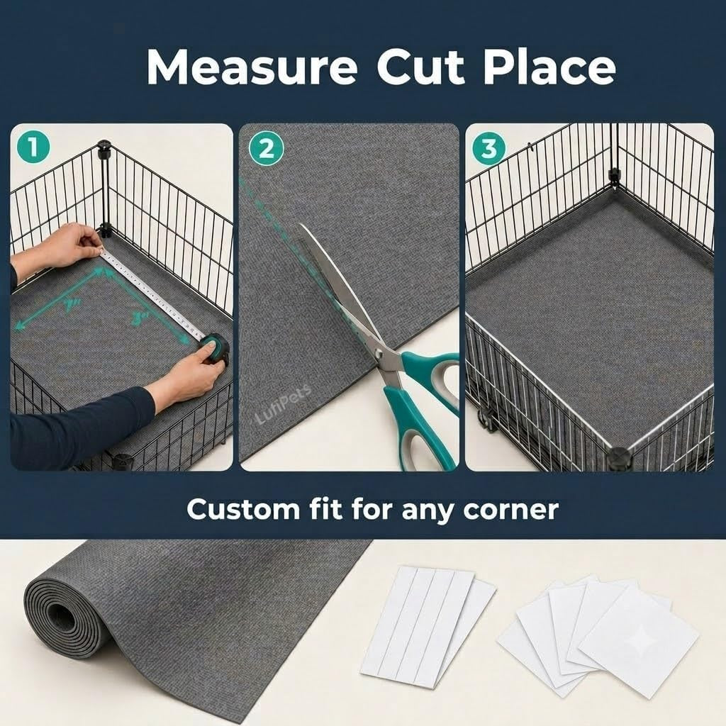 luftpets-waterproof-guinea-pig-cage-liner-roll-18x79-cut-to-fit-any-cage-leakproof-eva-base-under-fleece-litter-boxes-or-reptile-tanks-non-slip-reusable-wipe-clean