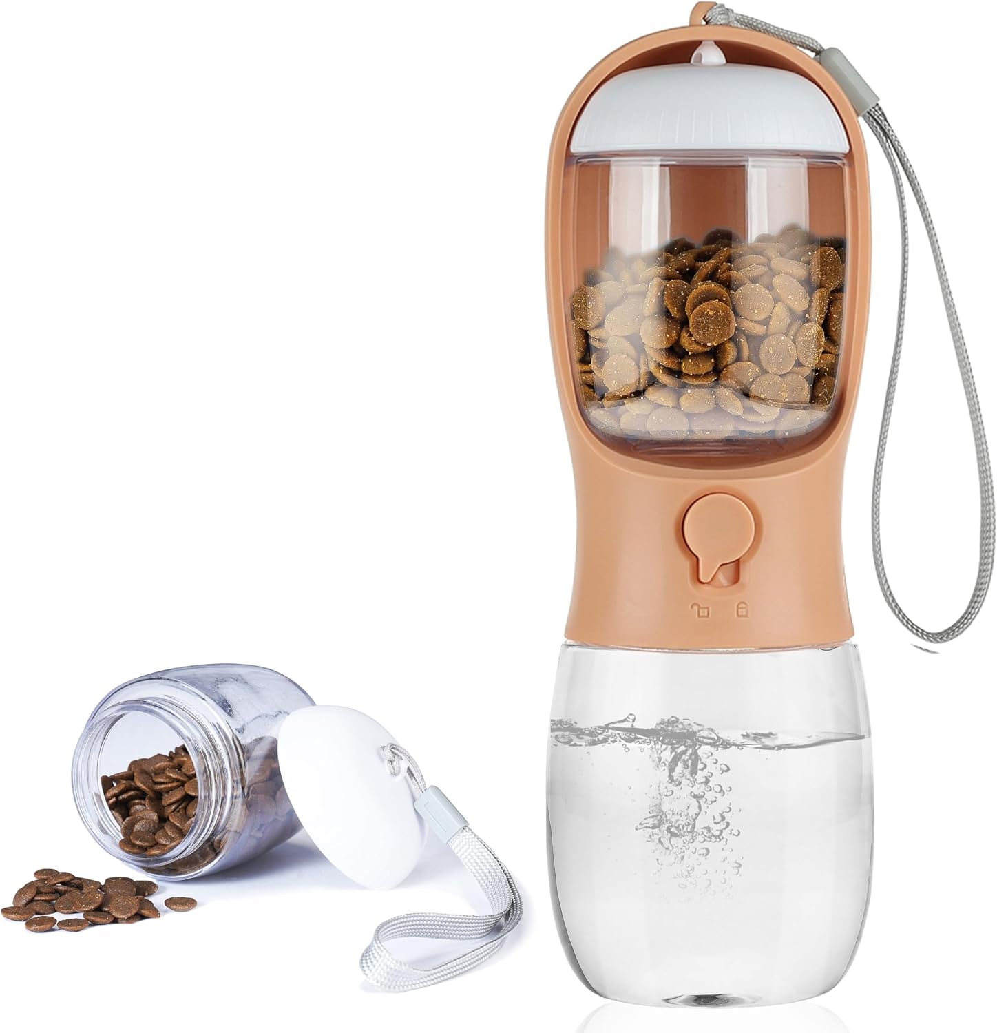 dog-water-bottle-with-food-container-portable-leak-proof-pet-water-dispenser-for-walking-hiking-travel-puppy-essentials-accessories-for-small-large-dogs-dog-gifts-10oz-15oz-19oz