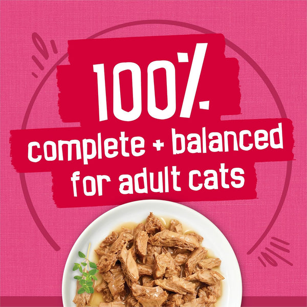 Purina Friskies Gravy Wet Cat Food Variety Pack, Surfin’ and Turfin’ Prime Filets Favorites - (Pack of 40) 5.5 Oz. Cans6