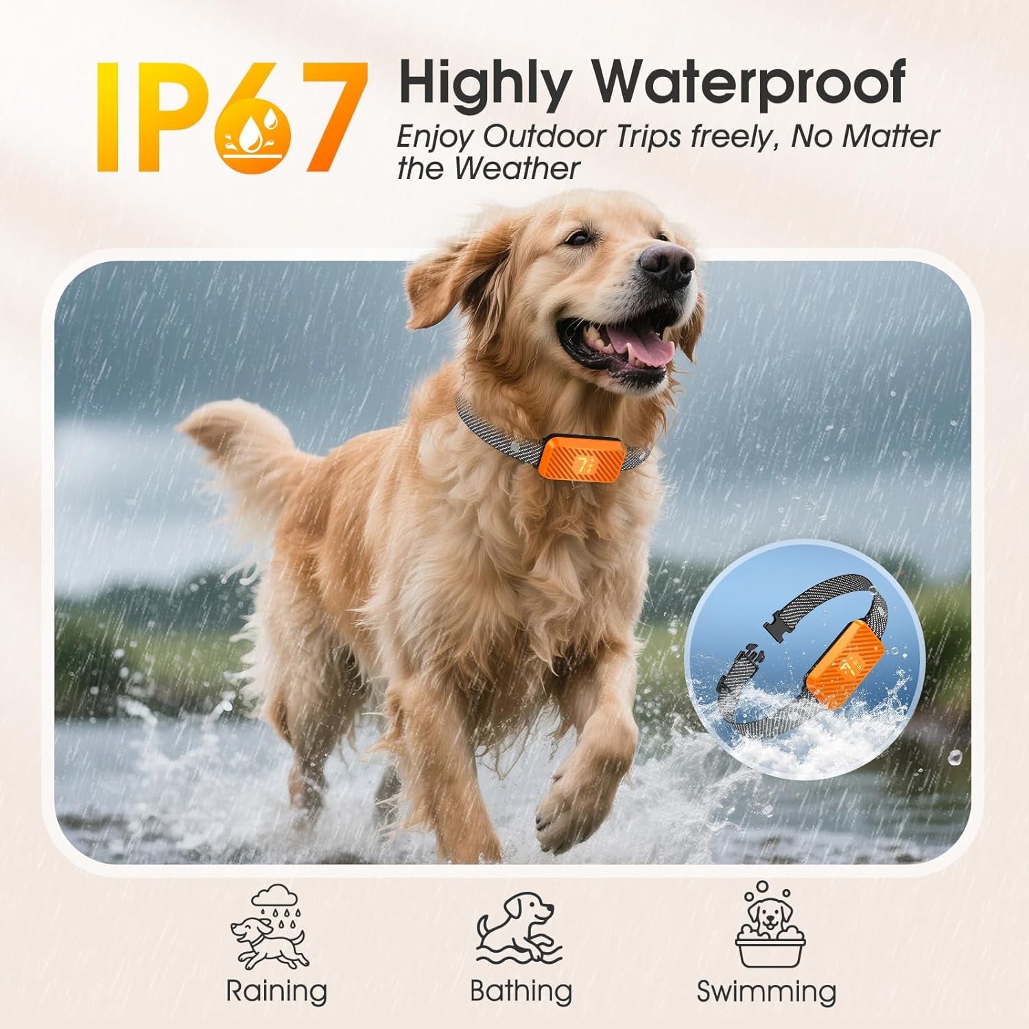 dog-bark-collar-for-large-medium-small-dogs-effective-no-bark-collar-smart-barking-collar-rechargeable-bark-collar-with-7-sensitivity-3-modes-waterproof-neon-orange