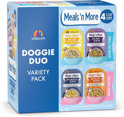 Weruva Meals 'N More Natural Wet Dog Food, Belly Belly Nice! Digestive Support Variety Pack, 3.5Oz Cup (Pack of 10)11