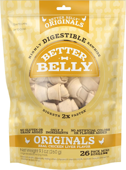 Better Belly Proteins with Real Lamb Twists, Digestible Rawhide for Dogs, 25 Count14