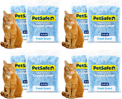 Petsafe Scoopfree Premium Crystal Litter, Fresh Scent, 4.3 Lb Bag, 2 Pack18