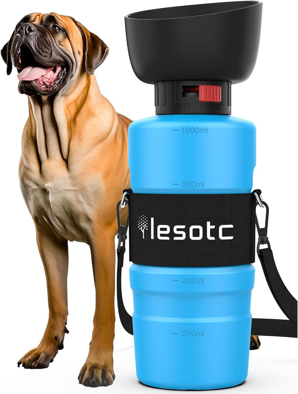 lesotc-dog-water-bottle-portable-water-dispenser-with-travel-water-bowl-leak-proof-pet-travel-squeeze-bottle-puppy-essentials-dog-stuff-accessories-for-outdoor-walking-hiking-camping