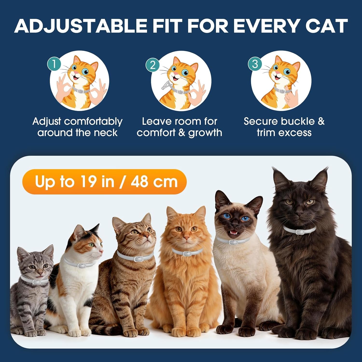 flea-and-tick-collar-for-cats-5-pack-8-months-protection-plant-based-ingredients-water-resistant-adjustable-lightweight-suitable-for-adult-cats-kittens-white