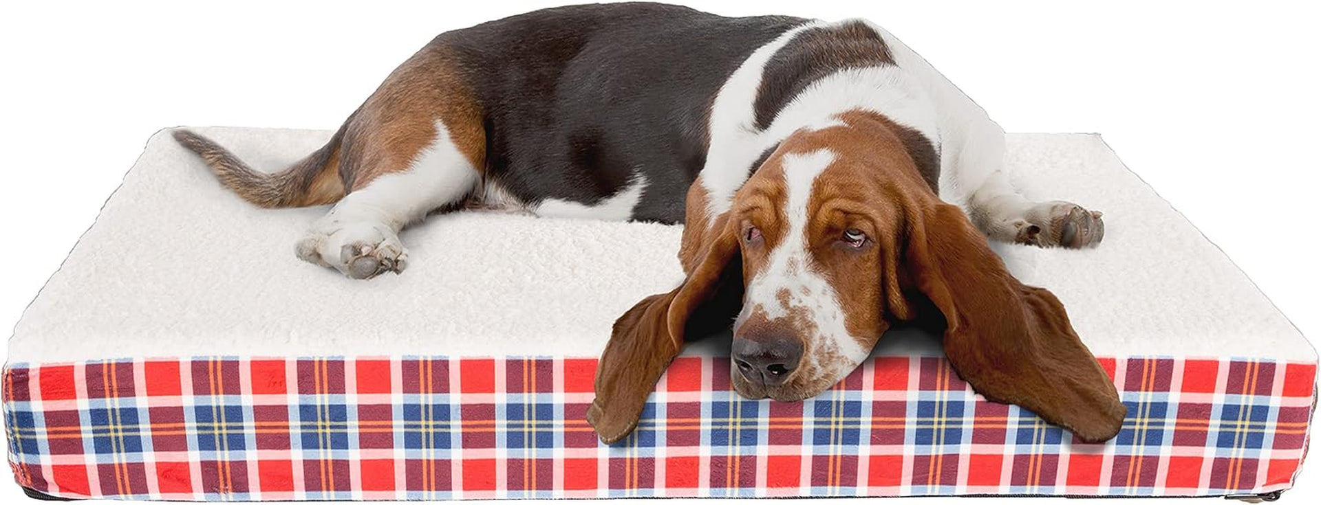 orthopedic-dog-bed-2-layer-memory-foam-crate-mat-with-machine-washable-sherpa-cover-20x15-pet-bed-for-small-dogs-up-to-20lbs-by-petmaker-gray