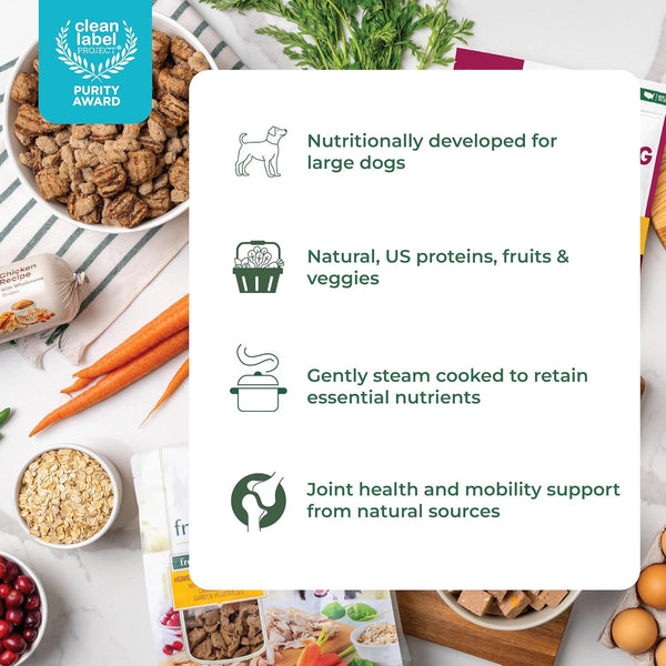 Freshpet Healthy & Natural Large Dogs/Breeds Dog Food, Fresh Multi Protein Recipe, 5Lb6