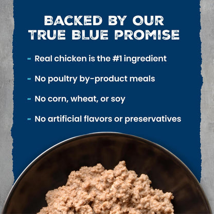 Blue Buffalo Wilderness Chicken Adult 7+ Wet Cat Food Paté, 5.5 Oz, 24 Ct6