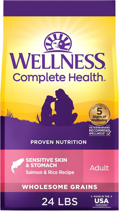 Wellness Complete Health Adult Dry Dog Food, Wholesome Grain Kibble, Natural, Chicken and Oatmeal Recipe, 30 Lb Bag28