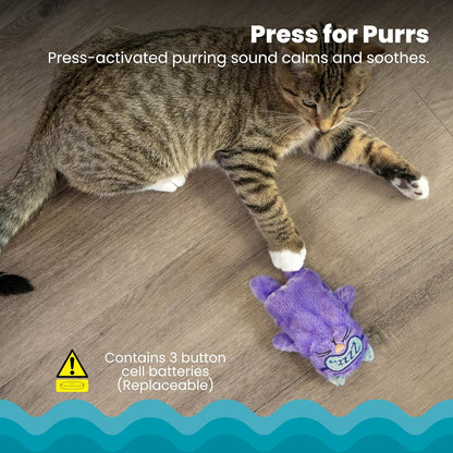 Catstages Purr Pillow Cat Toy – Plush Cat Toy with Touch-Activated Purr for Calming Cats & Kittens3