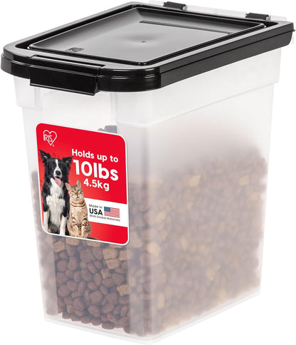 IRIS USA Dog Food Storage Container, Airtight, 30 Lb Capacity, Wheels | Airtight Seal Keeps Kibble, Bird Seed, and Pet Food Fresh While Wheels Provide Easy Mobility around the Home.11