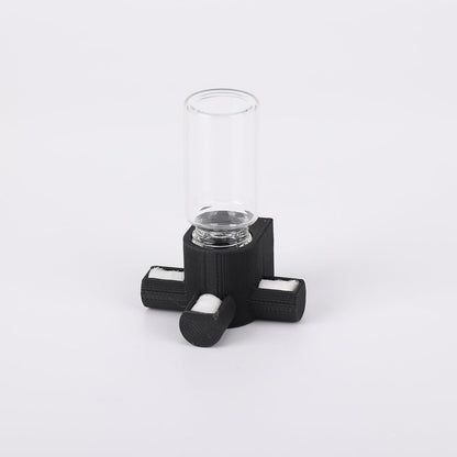 Jumping Spider Water Dispenser, Magnetic Hanging Feeder,Suitable for Jumping Spiders,Tarantulas, Praying Mantises,Arboreal Animals, and Other Small Animal Enclosure Accessories,5Ml (Wooden)11