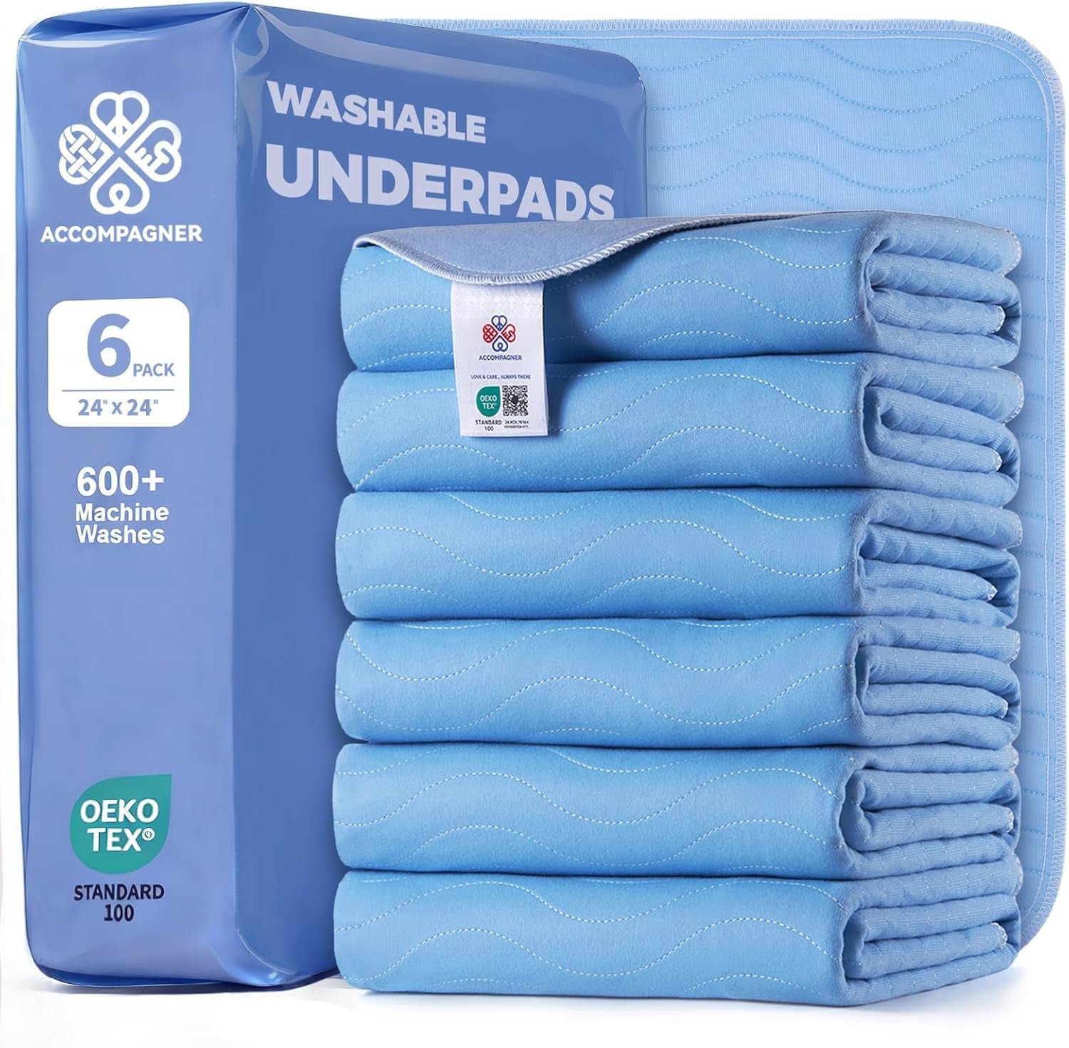 accompagner-incontinence-bed-pads-washable-waterproof-ultra-absorbent-reusable-underpads-for-diaper-changing-nursing-bedridden-adults-seniors-kids-and-dogs-blue-24x24pack-of-6