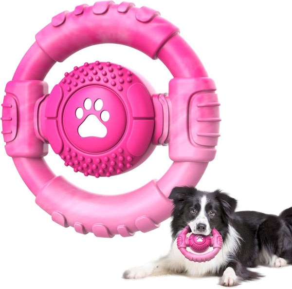 Pamlulu Tough Dog Toys for Aggressive Chewers, Indestructible Dog Toy for Large Dogs, Nylon Chew Toys for Medium Large Breed, Interactive Dog Toys to Keep Them Busy, Dog Birthday13