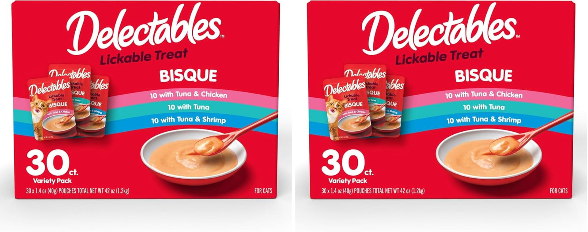 delectables-lickable-treat-bisque-wet-cat-treat-with-real-tuna-salmon-food-topper-hydrating-grain-free-no-fillers-no-by-products-no-added-preservatives-1-4oz-pouch-12ct