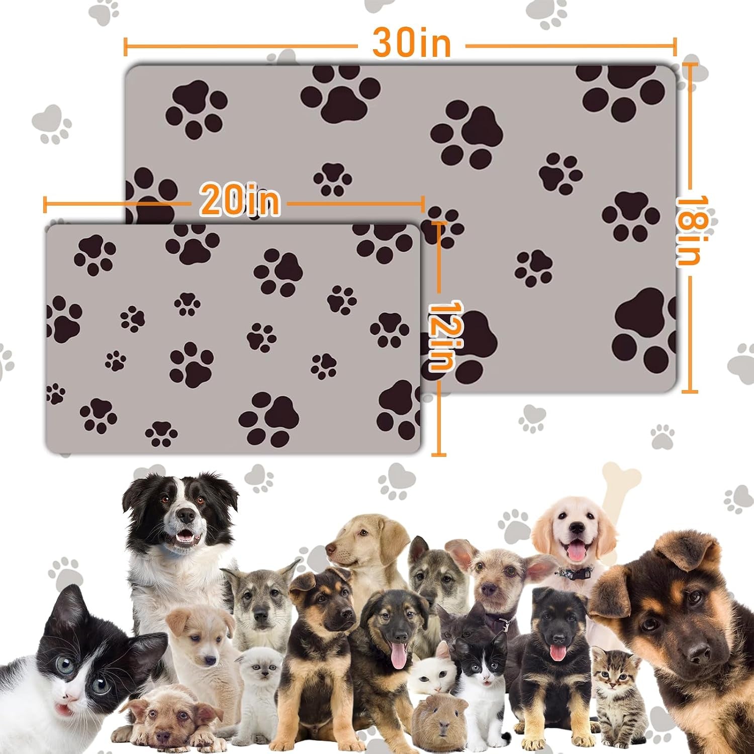 dog-food-mat-for-food-and-water-absorbent-pet-feeding-non-slip-backing-cat-dog-bowl-mat-no-stains-quick-dry-placemat-with-footprints-for-messy-brown-20-12