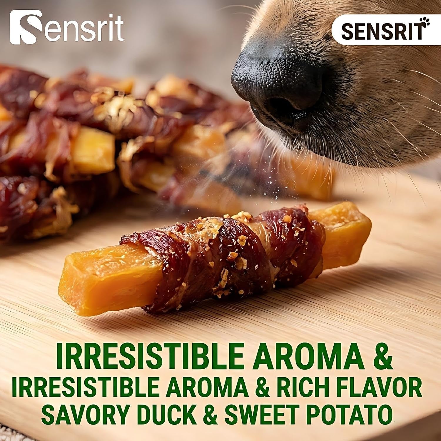 duck-meat-wrapped-sweet-potato-dog-treats-10-oz-285g-natural-jerky-hypoallergenic-for-sensitive-stomachs-fiber-rich-healthy-snacks-for-dogs