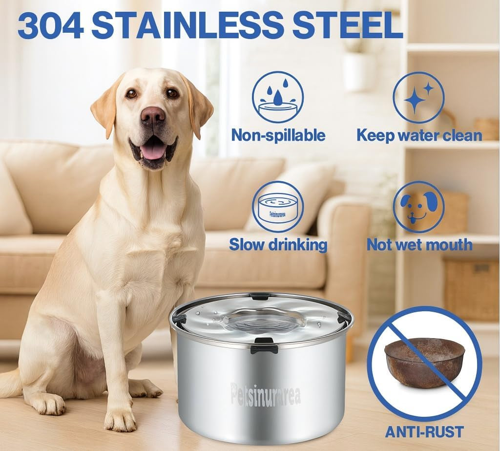 set-of-2-dog-water-bowl-stainless-steel-5-6l-190oz-no-spill-water-bowls-1-5-gal-large-capacity-no-splash-slobber-stopper-slow-drinking-spill-proof-bowls-for-messy-drinkers-including-pet-food-bowl