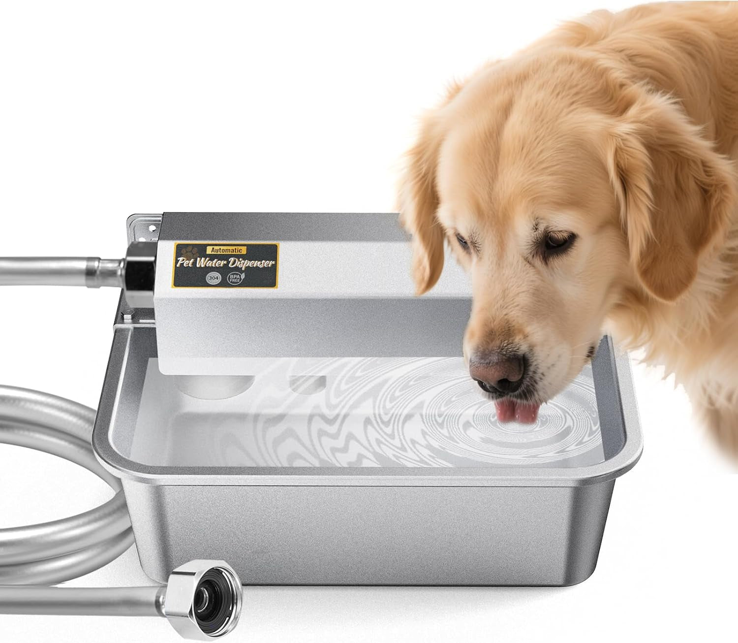 automatic-water-dispenser-for-dogs-2-gallons-304-stainless-steel-dog-water-bowl-dispenser-for-farm-chicken-pets-indoor-outdoor-dog-waterer-feeder-fit-3-4-ght-faucet-auto-filling-wide-drinking-area