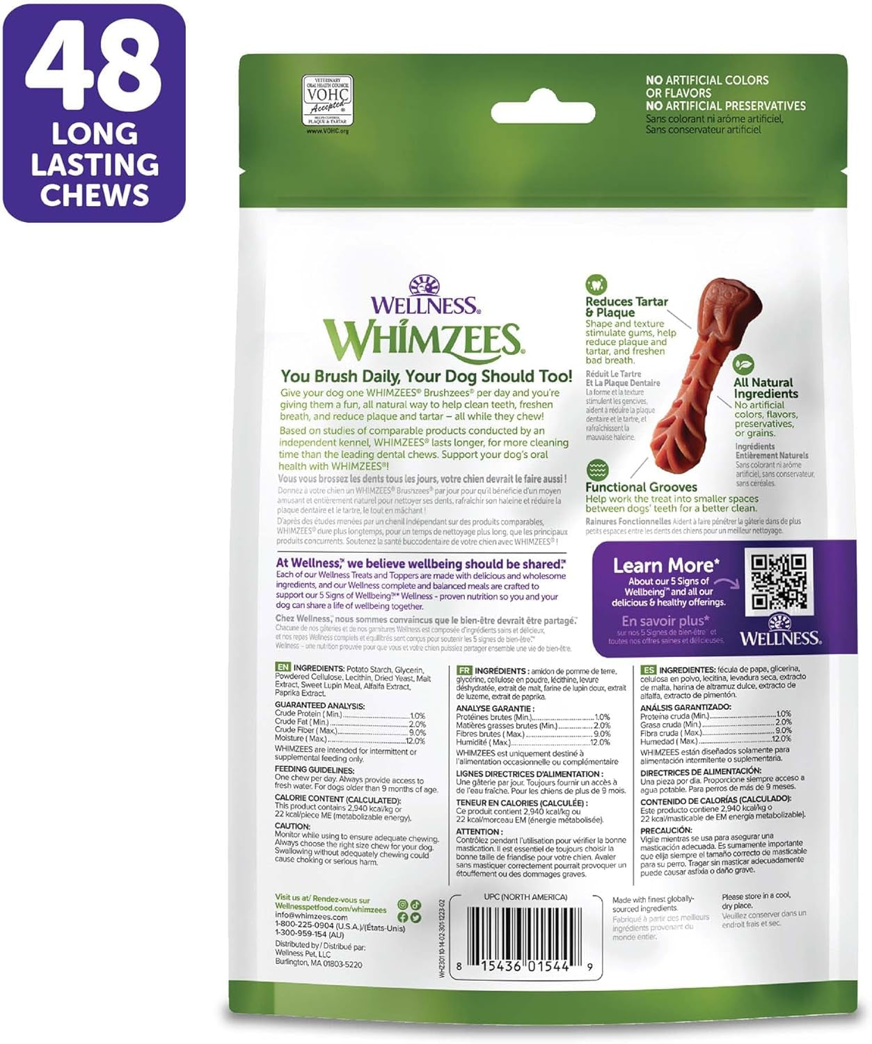 whimzees-wellness-brushzees-natural-dog-dental-treat-vohc-accepted-chews-freshens-breath-extra-small-size-12-7-oz-bag-48-count