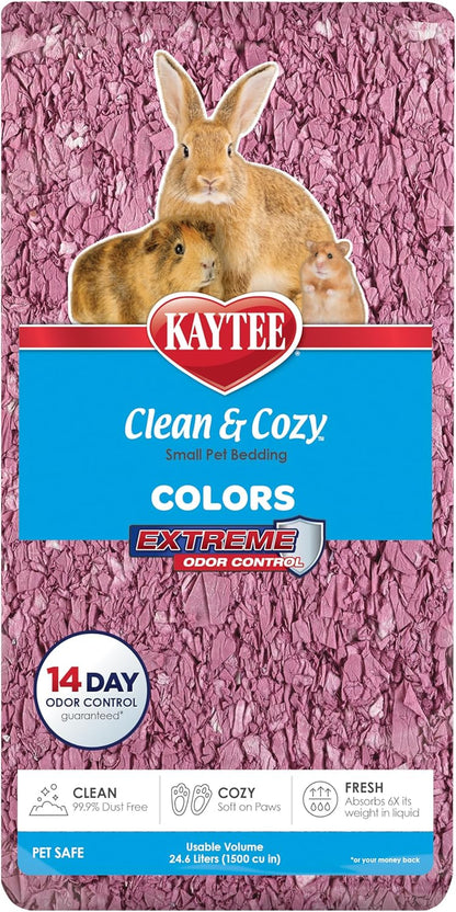 Kaytee Clean & Cozy Colors, Small Animal Bedding with Extreme Odor Control, Kaleidoscope, 24.6 Liters13