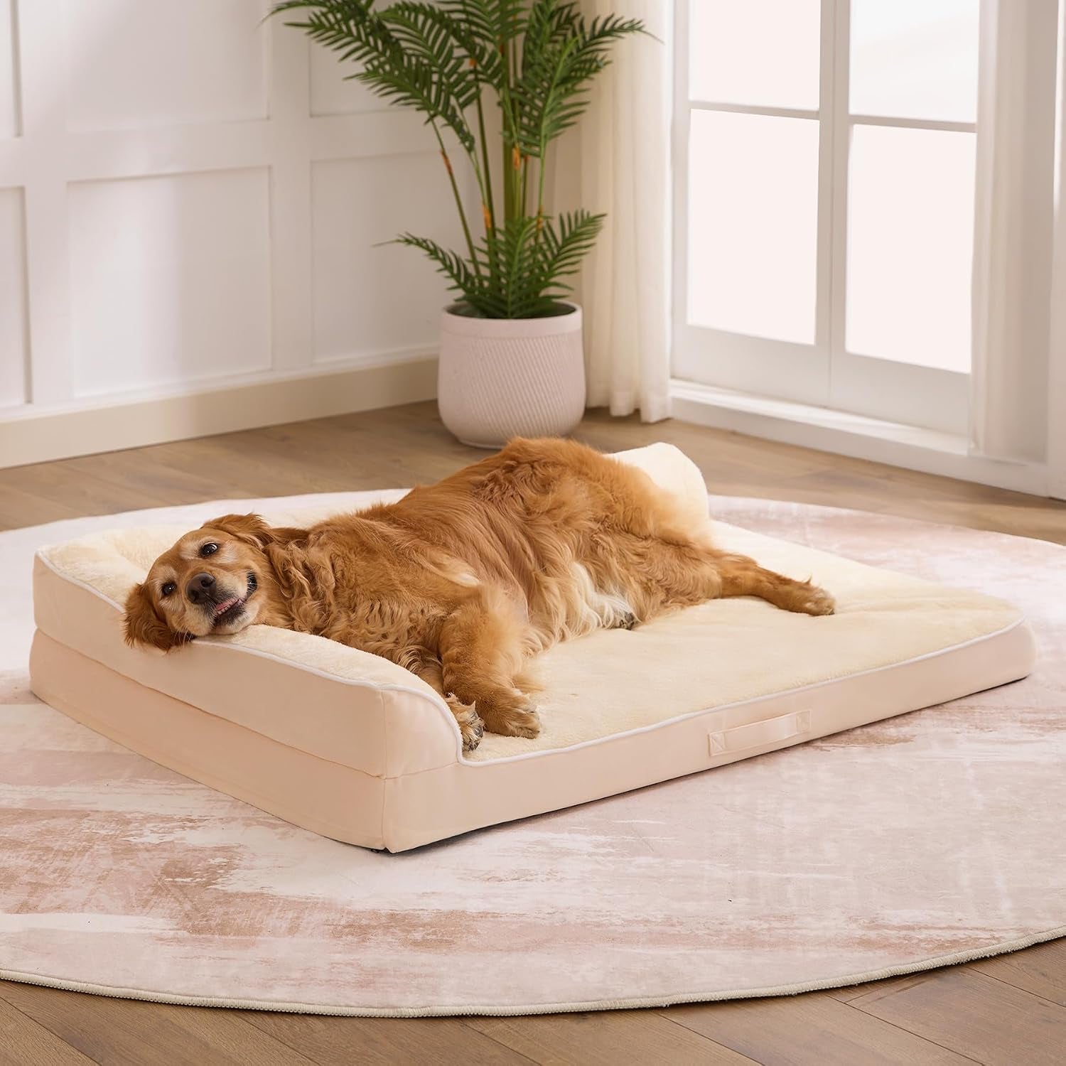 dog-beds-large-sized-dogs-xl-orthopedic-dog-beds-for-large-dogs-42x30x7-5-waterproof-pet-bed-with-washable-cover-l-shaped-pet-couch-with-portable-handle-grey