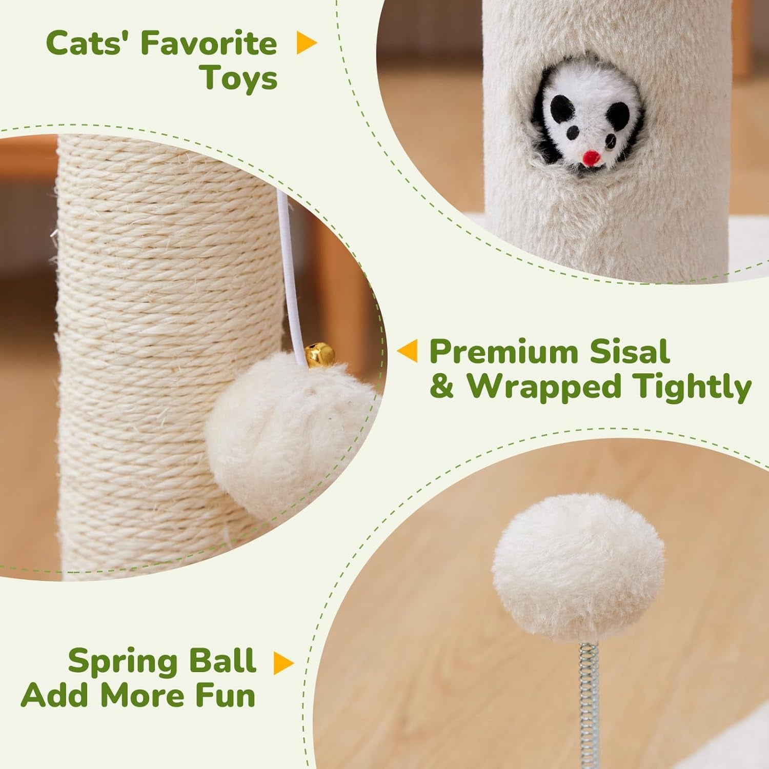 woochpet-33scratching-posts-for-kittens-white-sisal-cat-scratcher-with-toy-scratch-post-with-mouse-hole-cat-toys-reinforced-stable-base-cat-tree-tower