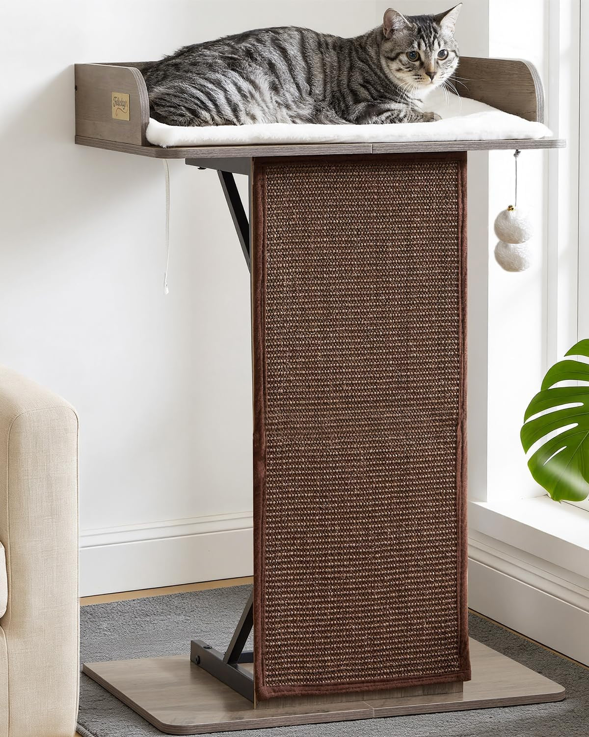 modern-wood-cat-tree-tower-for-indoor-large-adult-cats-with-big-perch-bed-33-8in-tall-wooden-cat-trees-with-platform-cat-scratching-pads-washable-cushions-cat-furniture-for-window-rustic-brown