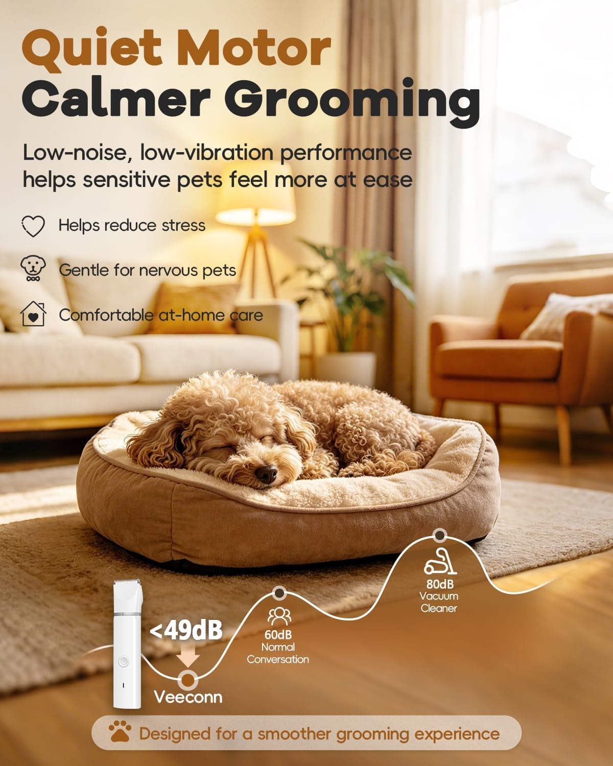 veeconn-dog-clippers-grooming-kit-hair-clipper-low-noise-paw-trimmer-rechargeable-cordless-quiet-nail-grinder-shaver-for-cats-and-other-pets