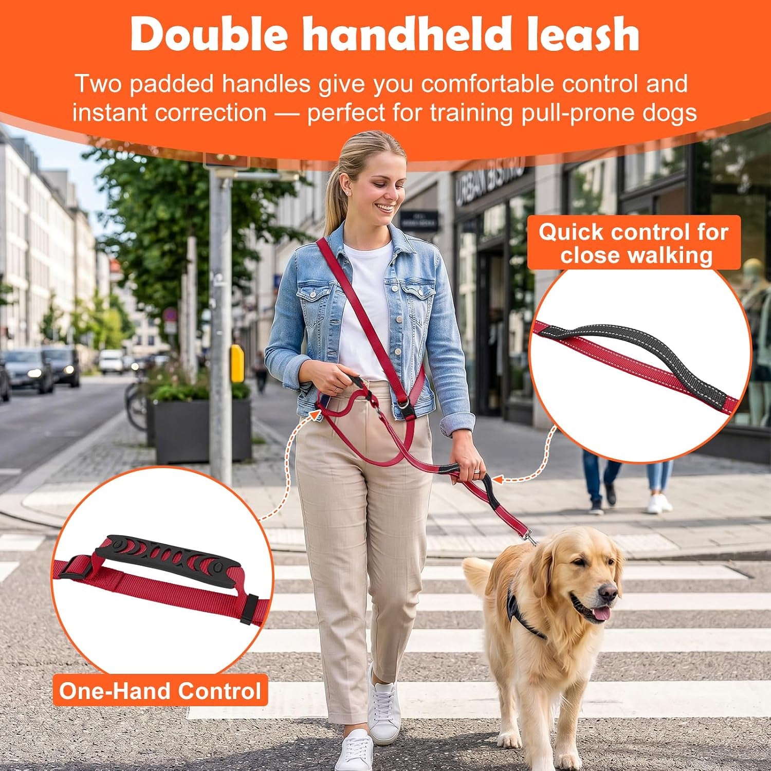 xiaz-hands-free-dog-leash-versatile-crossbody-dog-leash-5-9-7-9-ft-waist-belt-with-double-handles-for-small-medium-and-large-dogs-walking-running-and-jogging-red