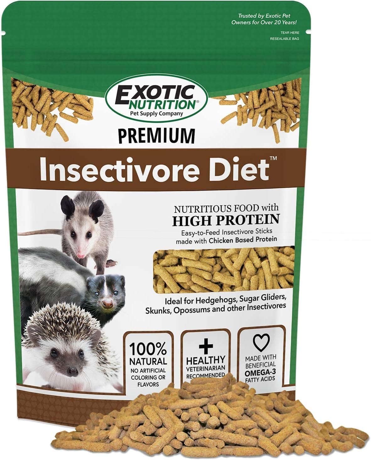 premium-insectivore-diet-1-25lb-healthy-nutritious-chicken-based-high-protein-pellet-diet-for-sugar-gliders-hedgehogs-opossums-skunks-other-insectivores
