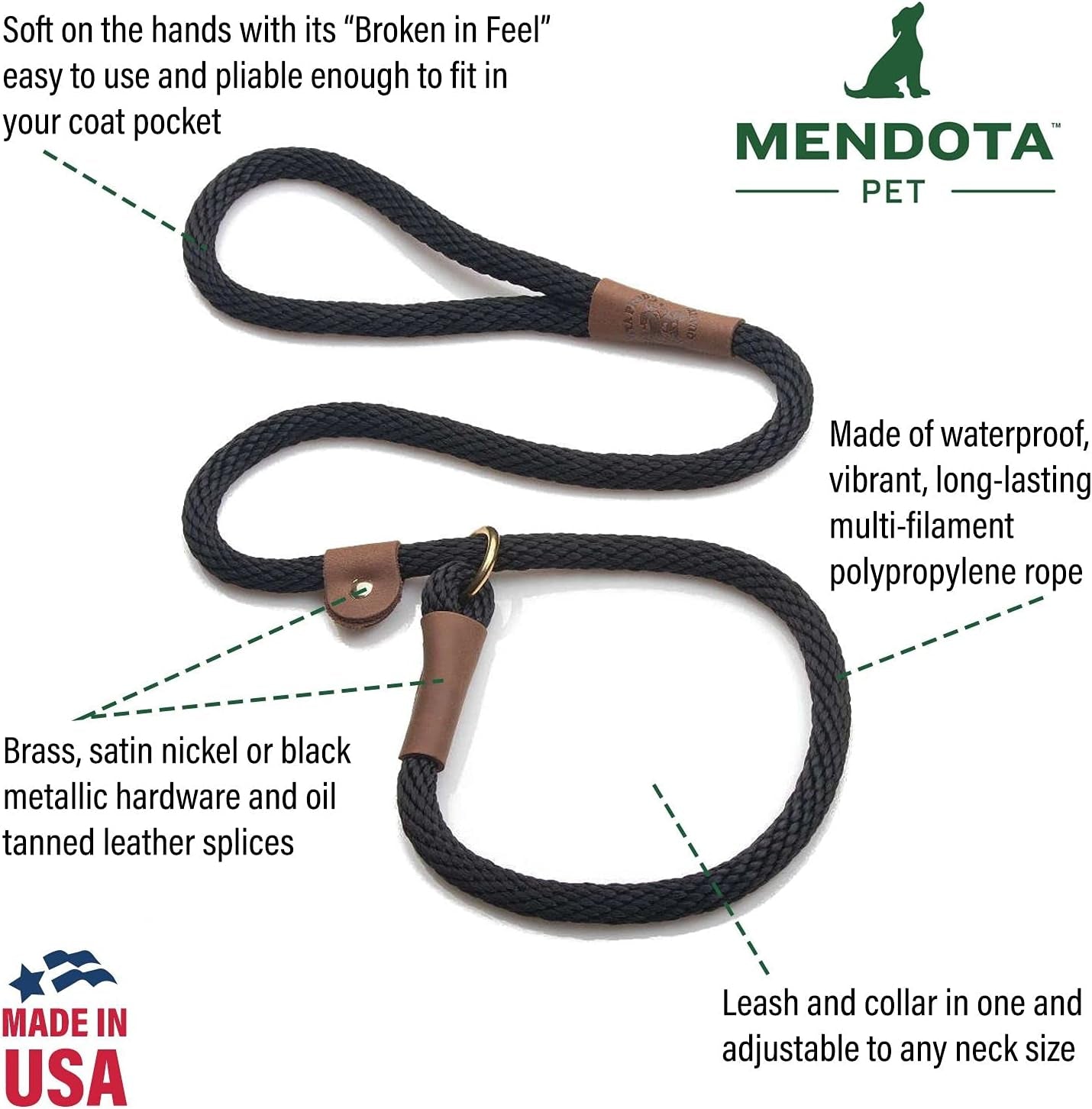 mendota-pet-slip-leash-dog-lead-and-collar-combo-made-in-the-usa-mocha-3-8-in-x-6-ft-for-small-medium-breeds