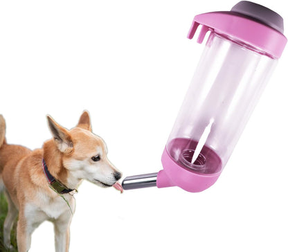 Dog Crate Water Bottle Dispenser - No Drip Cat Kennel Water Dispenser & Cage Water Feeder - Easy-To-Use Water Bottle for Dog Crate - Perfect for Keeping Your Pet Hydrated (Grey)-500Ml8