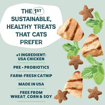 Shameless Pets Crunchy Cat Snacks & Treats – Healthy Cat Treats for Indoor Cats & Kittens with Catnip, Real Chicken & Digestive Support, Catnip N Chill (2.5 Oz)3