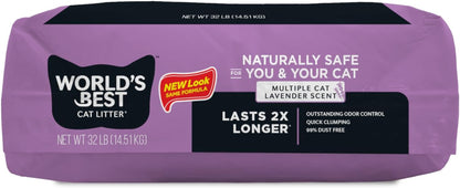 World'S Best Cat Litter, Lavender Scented, Long-Lasting Odor Control, 32 Lb9